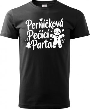 Perníčková pečící parta, bílý tisk