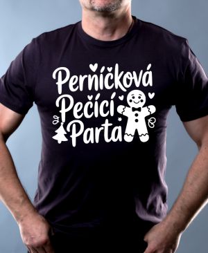 Perníčková pečící parta, bílý tisk