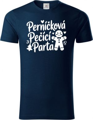 Perníčková pečící parta, bílý tisk