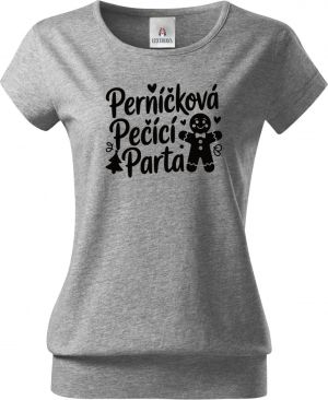 Perníčková pečící parta, černý tisk