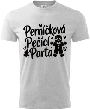 Perníčková pečící parta, černý tisk