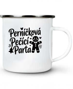 Perníčková pečící parta, černý tisk