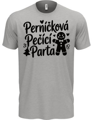 Perníčková pečící parta, černý tisk