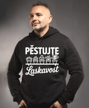 Pěstujte laskavost, kaktusy, bílý tisk
