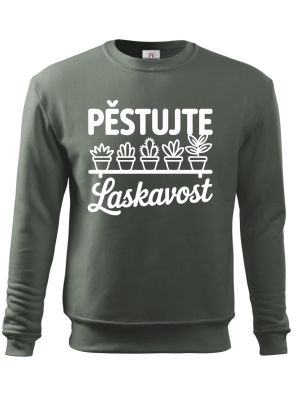 Pěstujte laskavost, kaktusy, bílý tisk