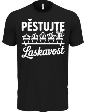 Pěstujte laskavost, kaktusy, bílý tisk