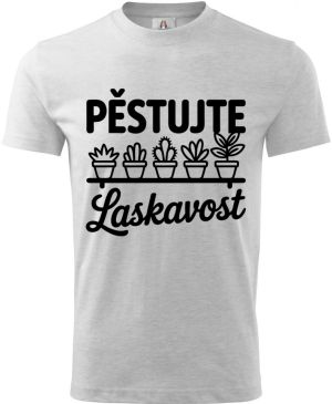 Pěstujte laskavost, kaktusy, černý tisk