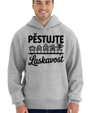 Pěstujte laskavost, kaktusy, černý tisk