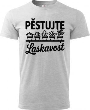 Pěstujte laskavost, kaktusy, černý tisk