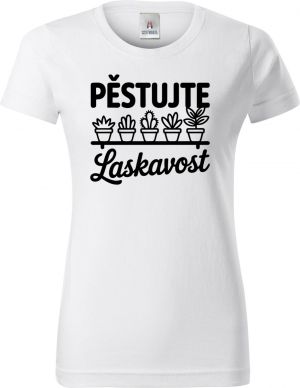 Pěstujte laskavost, kaktusy, černý tisk