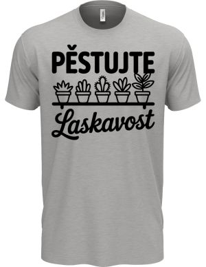 Pěstujte laskavost, kaktusy, černý tisk