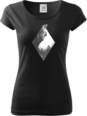 Pevné lano, bílý potisk