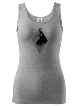 Pevné lano, černý potisk