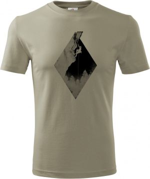 Pevné lano, černý potisk