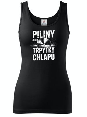 Piliny jsou třpytky chlapů, bílý potisk