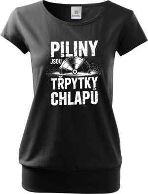 Piliny jsou třpytky chlapů, bílý potisk