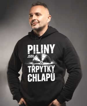 Piliny jsou třpytky chlapů, bílý potisk
