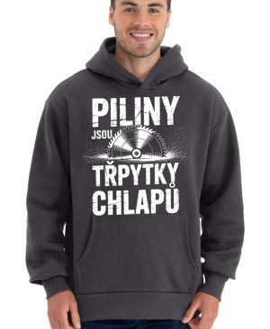 Piliny jsou třpytky chlapů, bílý potisk