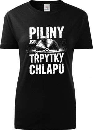 Piliny jsou třpytky chlapů, bílý potisk