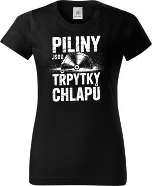 Piliny jsou třpytky chlapů, bílý potisk