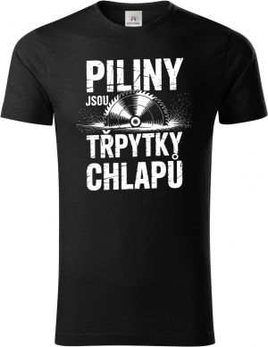 Piliny jsou třpytky chlapů, bílý potisk