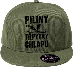 Piliny jsou třpytky chlapů, černý potisk