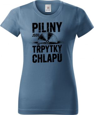 Piliny jsou třpytky chlapů, černý potisk