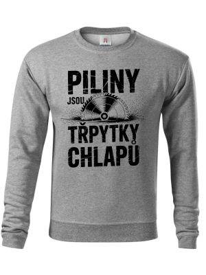Piliny jsou třpytky chlapů, černý potisk