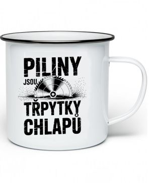 Piliny jsou třpytky chlapů, černý potisk