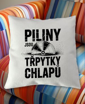 Piliny jsou třpytky chlapů, černý potisk