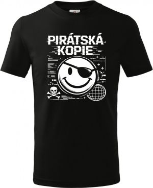Pirátská kopie, V1, bílý tisk