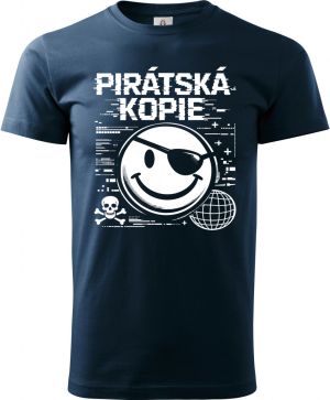 Pirátská kopie, V1, bílý tisk