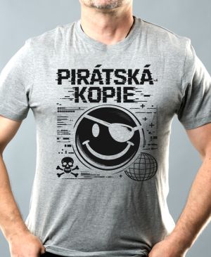 Pirátská kopie, V1, černý tisk