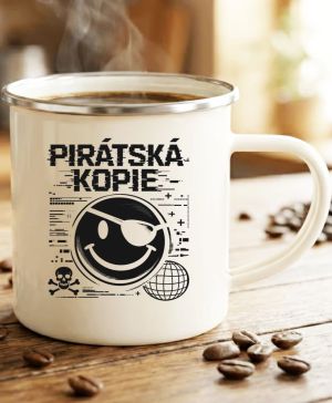 Pirátská kopie, V1, černý tisk