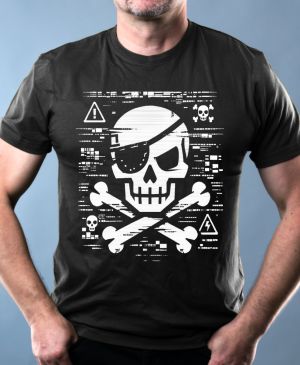 Pirátská kopie, V2, bílý tisk