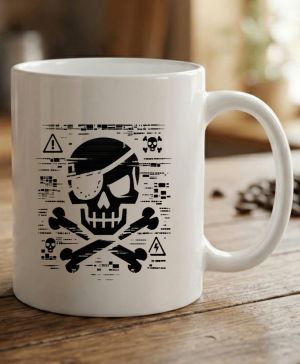 Pirátská kopie, V2, černý tisk