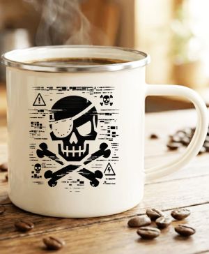 Pirátská kopie, V2, černý tisk