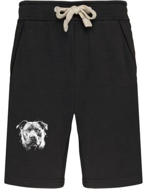 Pitbull, bílý tisk