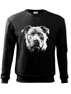 Pitbull, bílý tisk