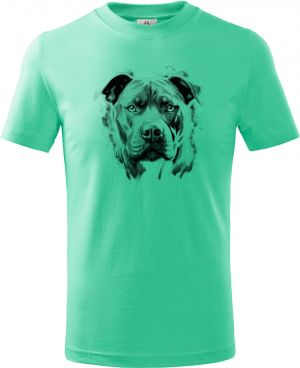 Pitbull, černý tisk