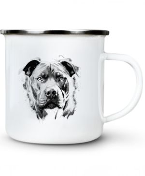Pitbull, černý tisk