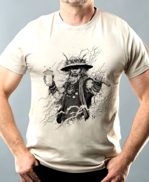 Pivní Hromobijec, černý potisk