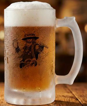 Pivní Hromobijec, černý potisk