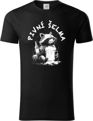 Pivní šelma, bílý tisk