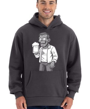 Pivní zombie, bílý potisk