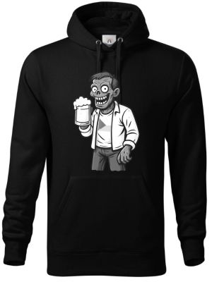 Pivní zombie, bílý potisk