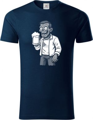 Pivní zombie, bílý potisk