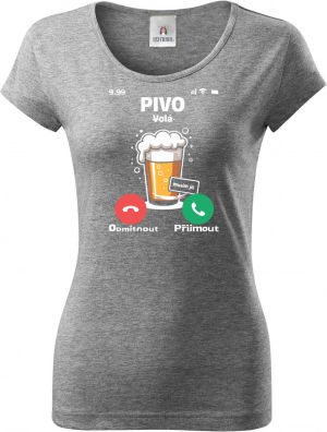 Pivo Volá, vtipné tričko,