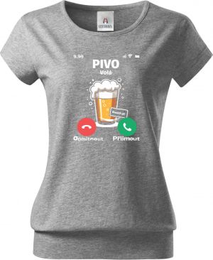 Pivo Volá, vtipné tričko,