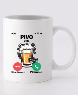 Pivo Volá, vtipné tričko,